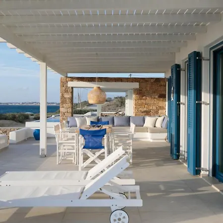 Salt, Luxurious Beachfront Retreat In Mikri Vigla, Naxos Casa de Férias